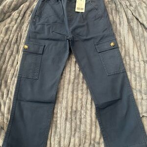NWT Mini Boden Kids Slate Blue Cargo Pants